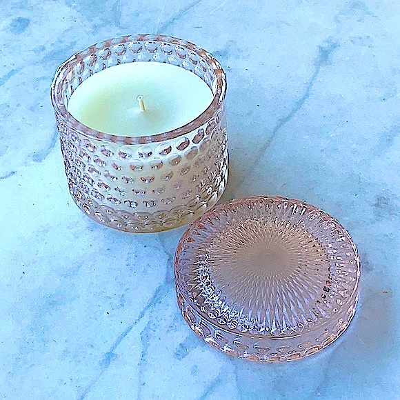 SUSAN JACOBS NEW YORK CANDLE SPRING GRAPEFRUIT NEW 1 WICK GRAPEFRUIT CRYSTAL 5.6 - Picture 3 of 4